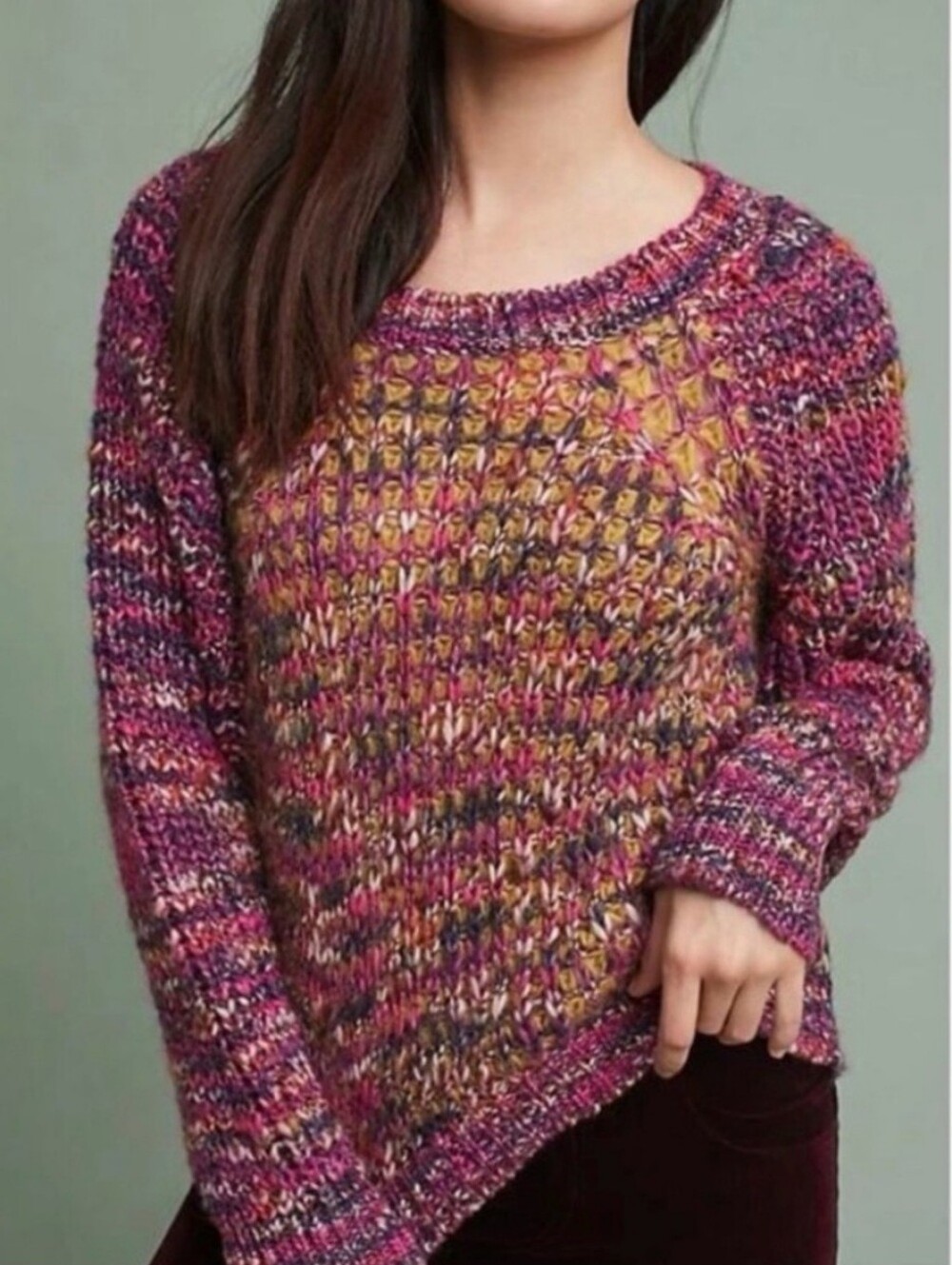 ☁️ ANTHROPOLOGIE MOTH “HILLWALK” KNIT SIZE M☁️